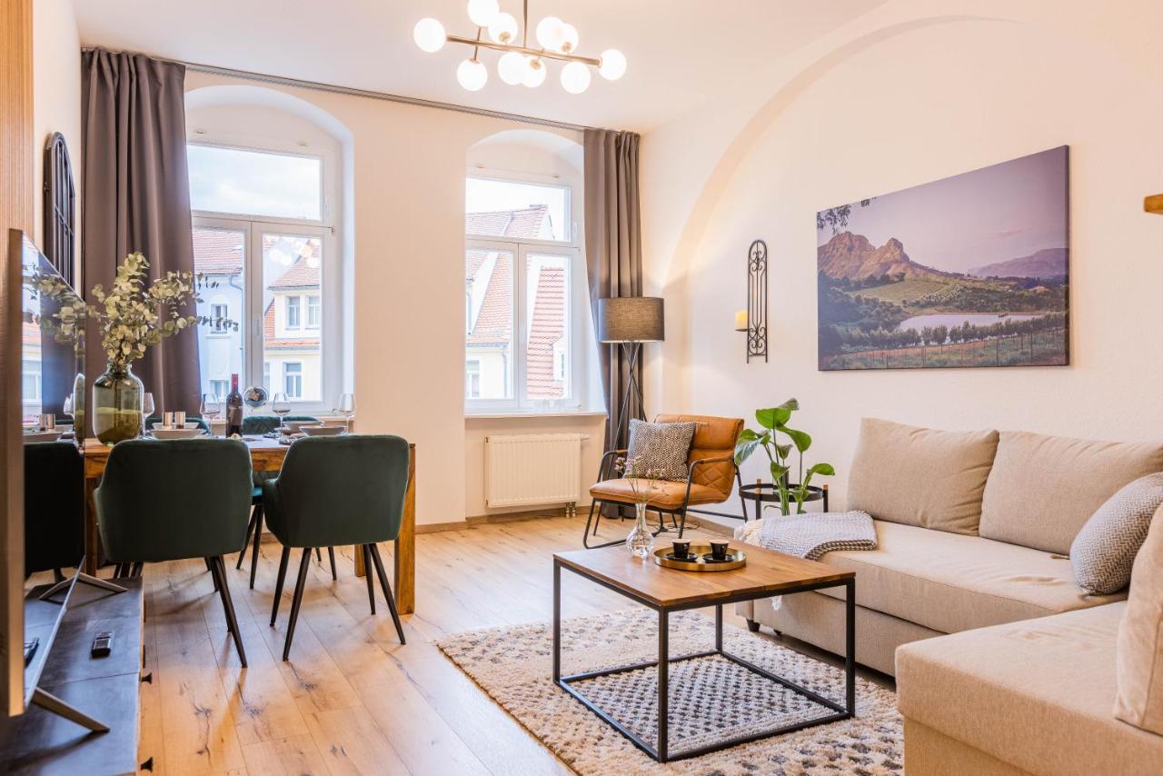 Fynbos Apartments Theaterblick, Historisch & Stilvoll, Parkplatz Meissen Exterior foto